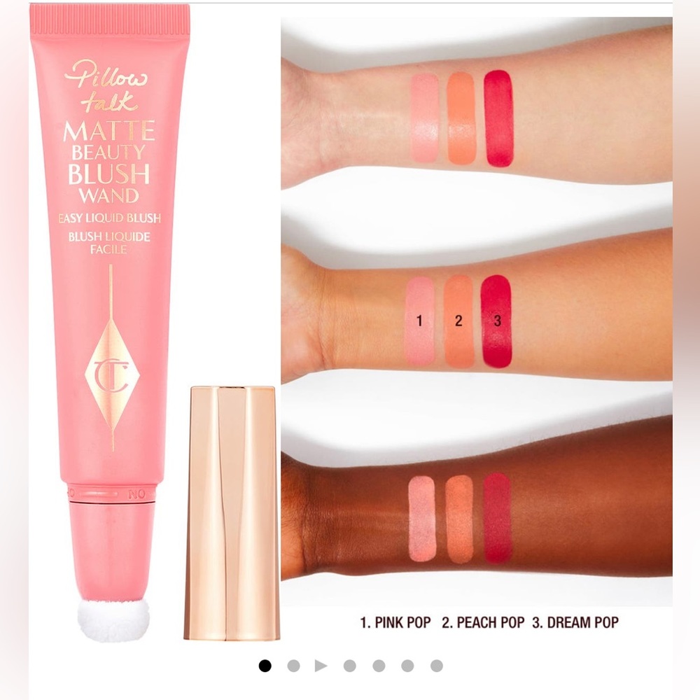 Charlotte Tilbury Pillow Talk Beauty Blush Wand Peach Pop